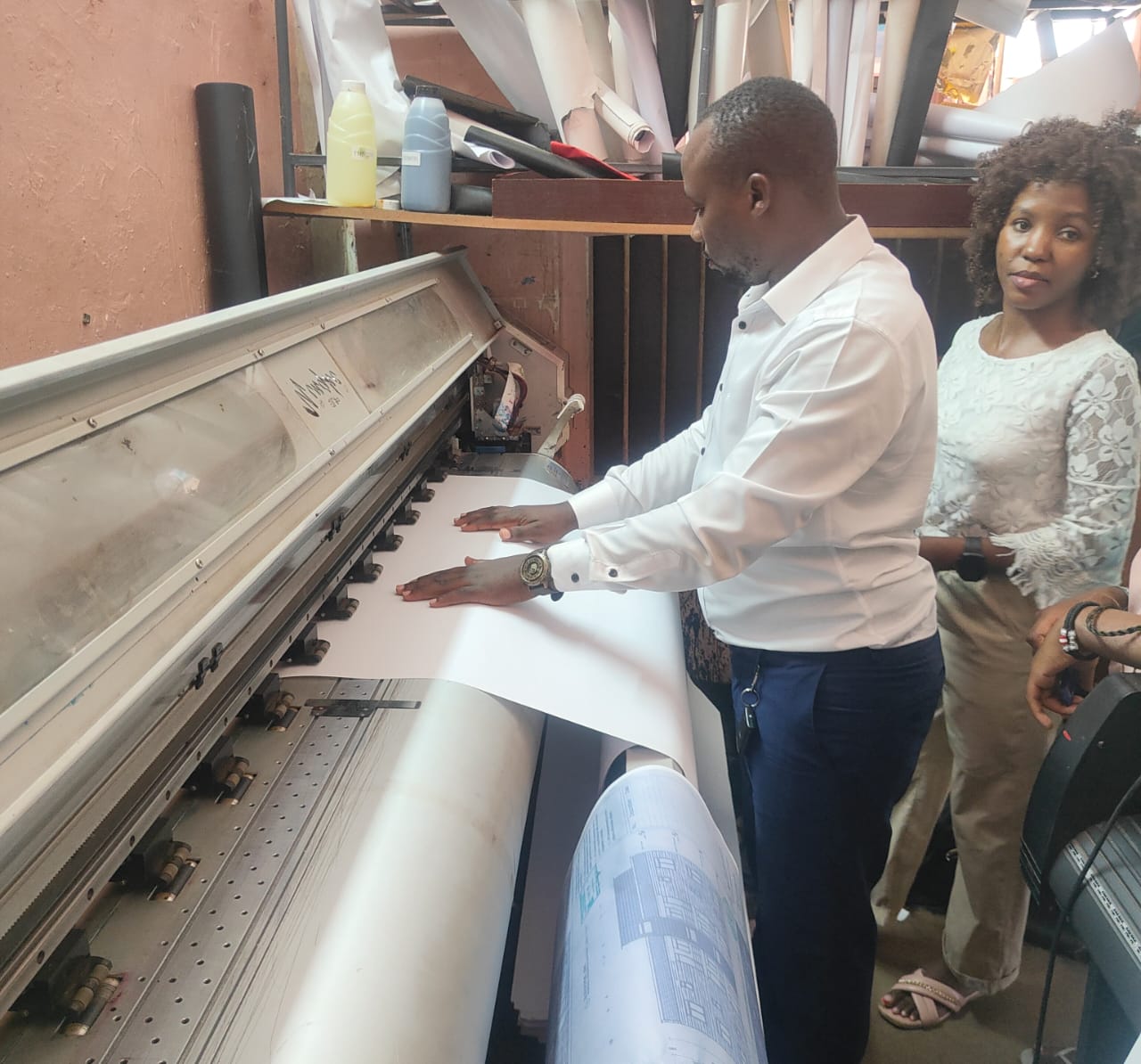 Gallery images/large format printer.